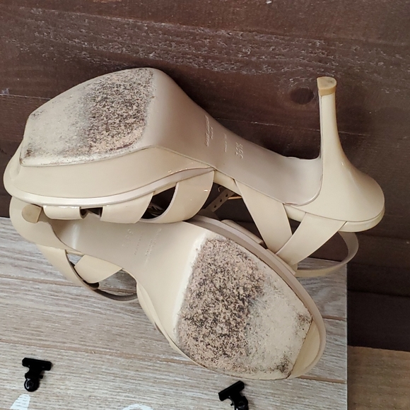 Tribute Platform Sandals In Smooth Leather - Picture 12 of 14